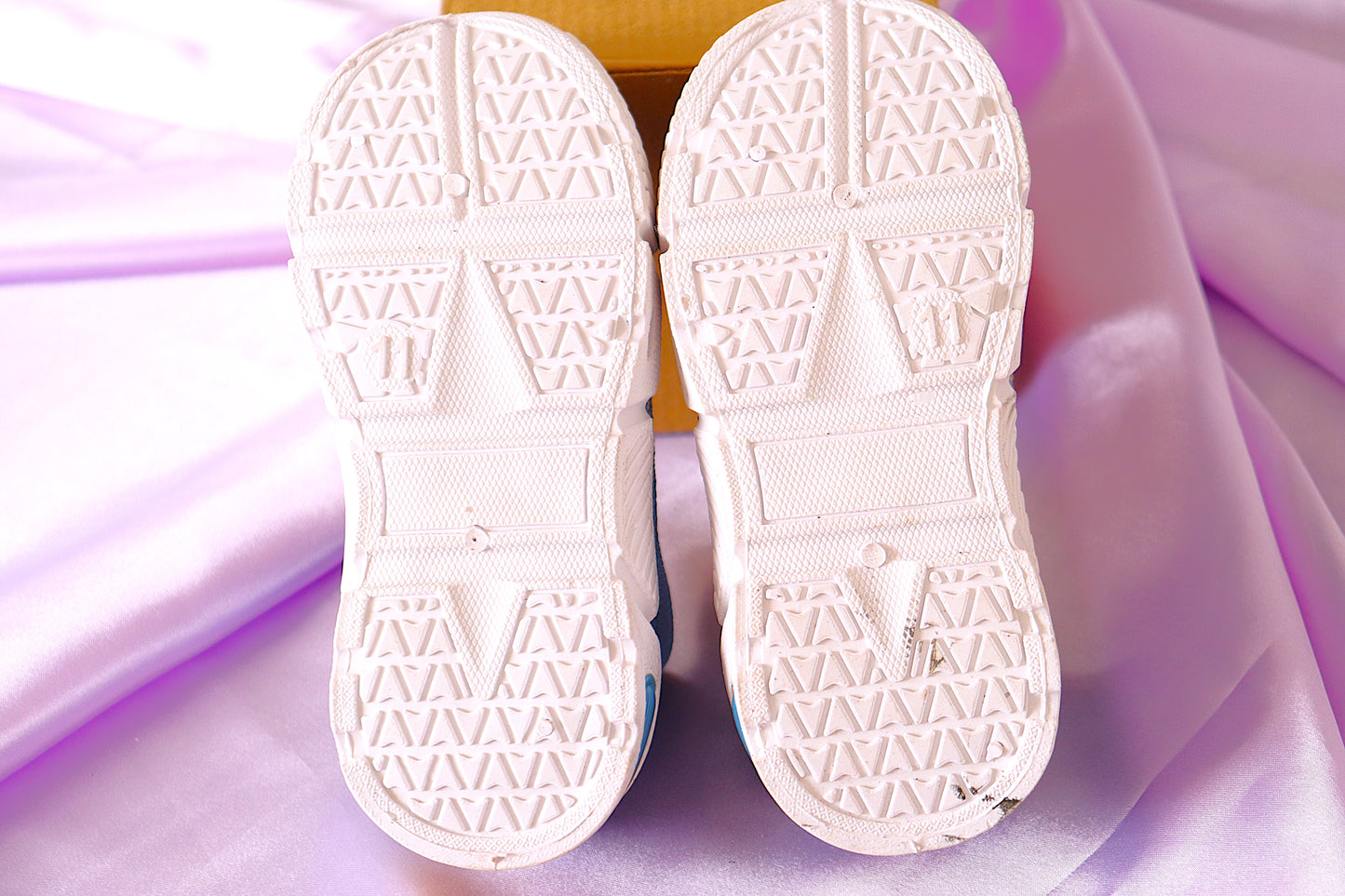 Nino Kids Boys & Girls Casual Wear Shoes / Sneaker | Light Weight, T.Blue & Yellow for Kids between 2- 6 Years