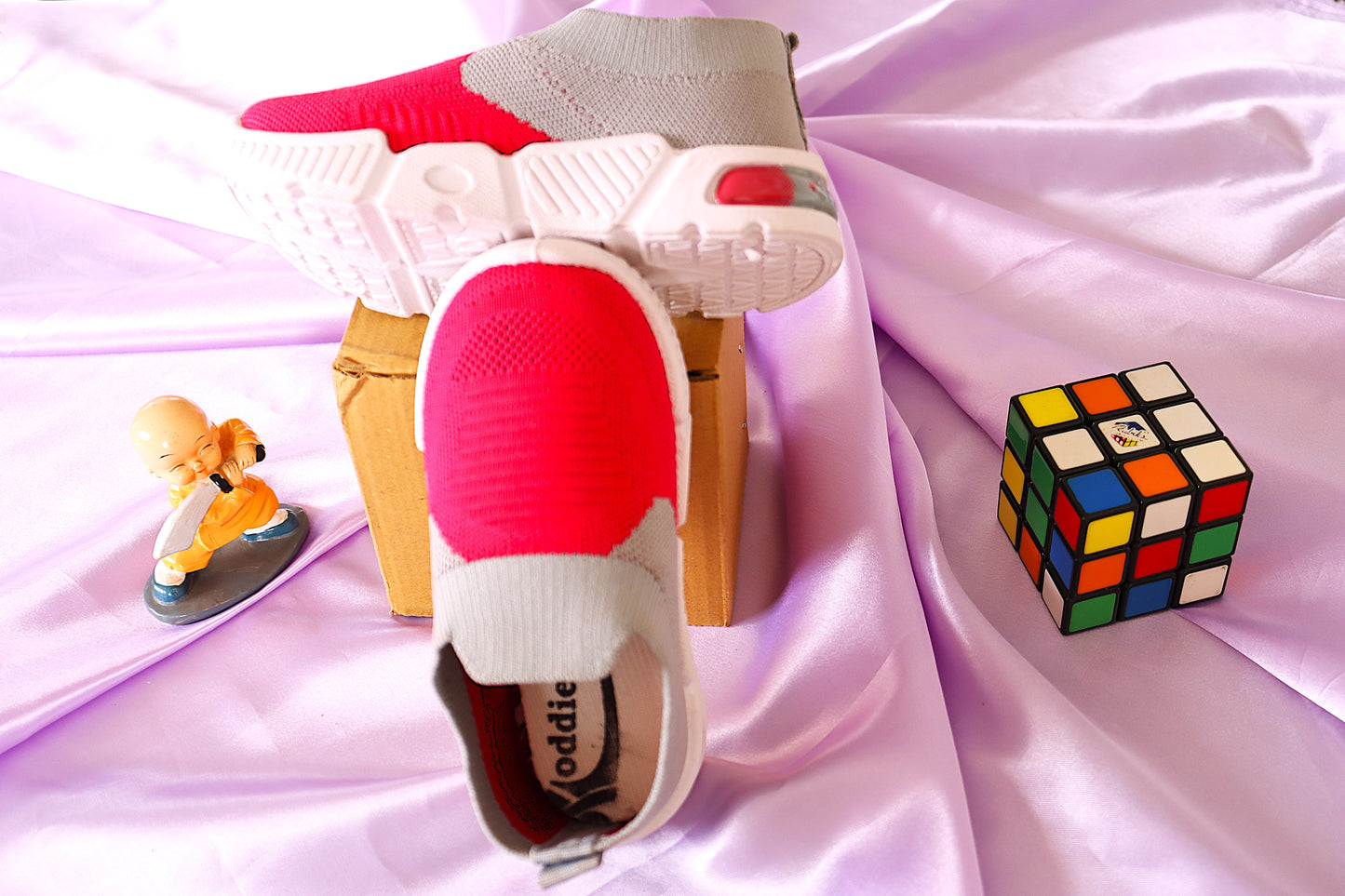 Nino Kids Boys & Girls Casual Wear Shoes / Sneaker | Light Weight, Pink for Kids between 2- 6 Years