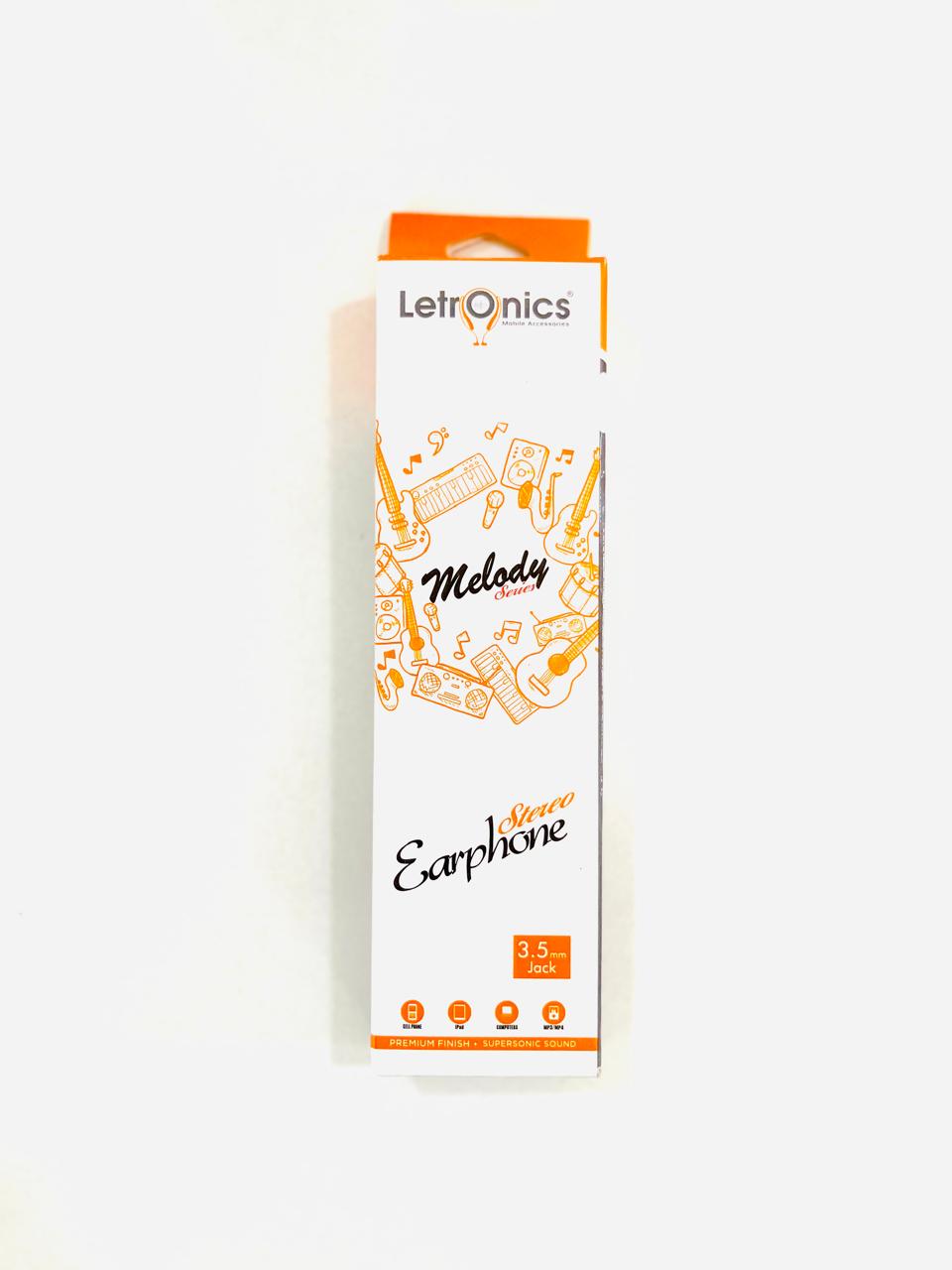 LETRONICS LE EARPHONE FOR ALL MOBILE Wired (White, In the Ear)