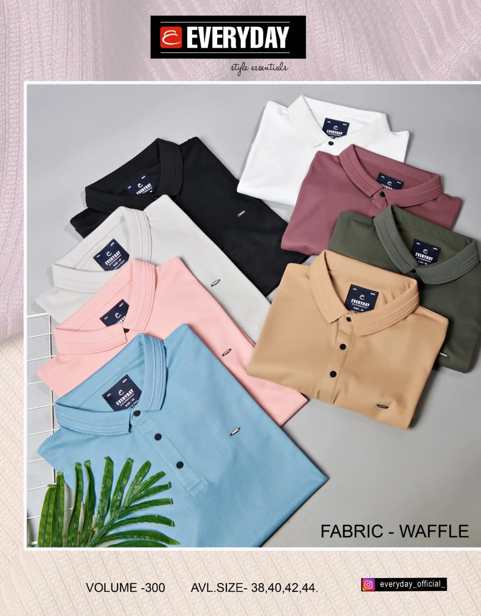 Everyday Men Athleisure Ultra Soft Rose Pink Polo T-Shirt - Short Sleeve, Textured
