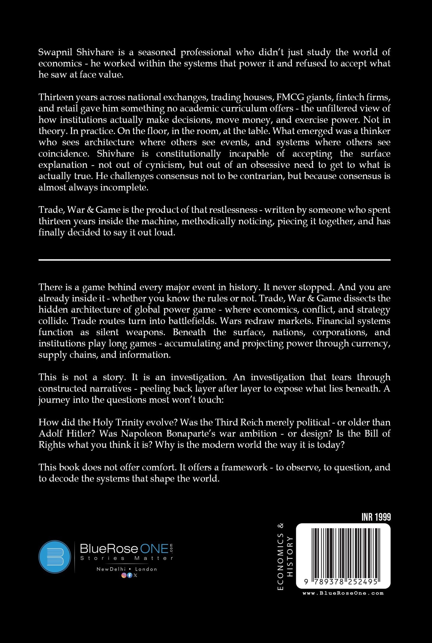 Trade, War, & Game - By Swapnil Shivhare