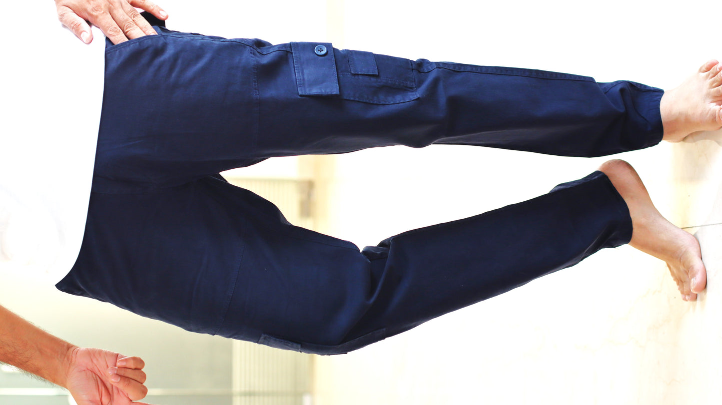 Men's Cargo || Men Cargo Pants || Navy Blue || Men Cargo Pants Denim || Loose Pant for Men || Cargos for Men