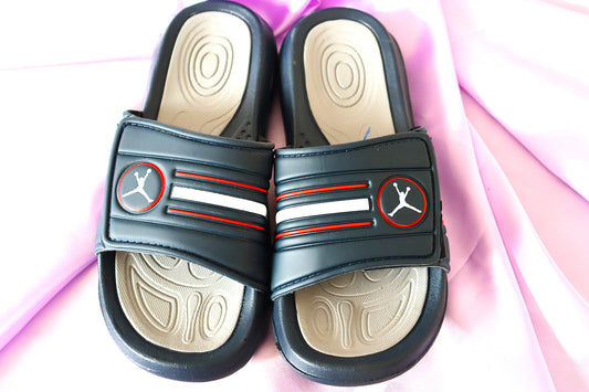 Navy Blue Grey Daily Wear Flip Flops for Man